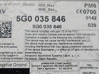 bontott VW GOLF VII Multimédia Vezérlő