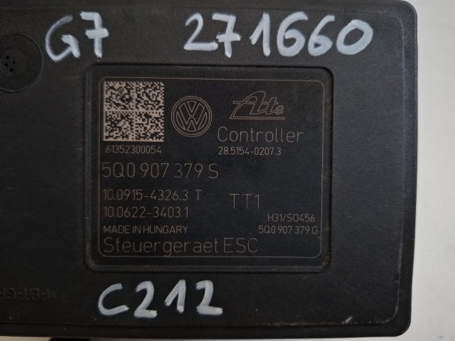 bontott VW GOLF VII ABS Kocka