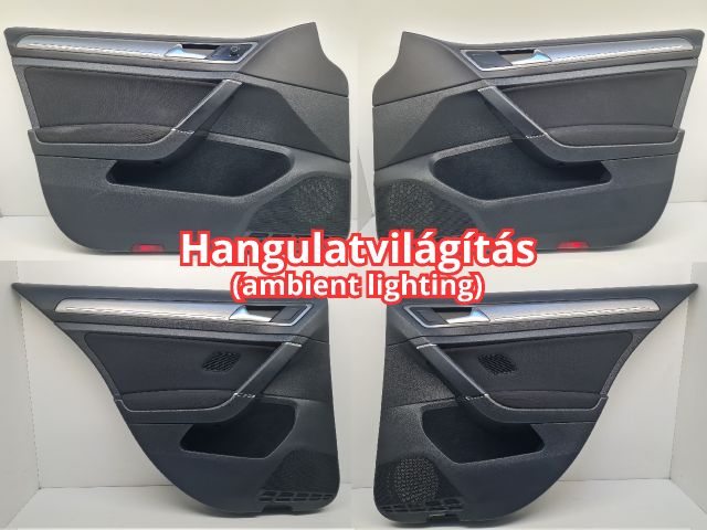 bontott VW GOLF VII Ajtó Kárpit Szett