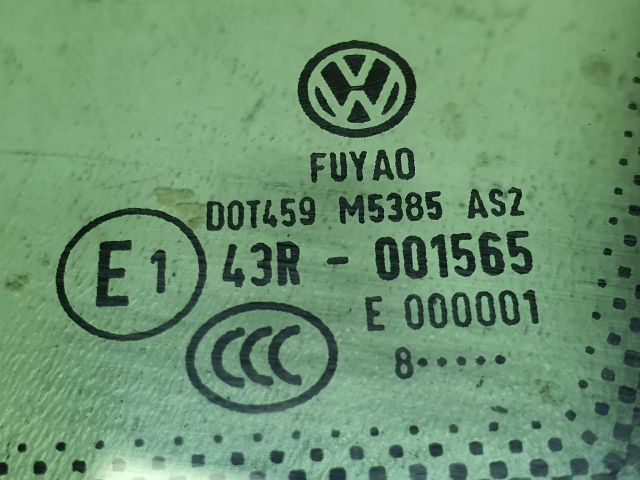 bontott VW GOLF VII Bal A Oszlop Oldalablak Üveg