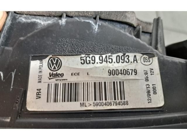 bontott VW GOLF VII Bal Belső Hátsó Lámpa