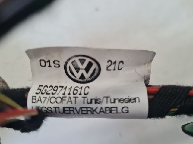 bontott VW GOLF VII Bal első Ajtó Kábelköteg