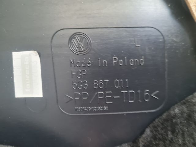 bontott VW GOLF VII Bal első Ajtó Kárpit