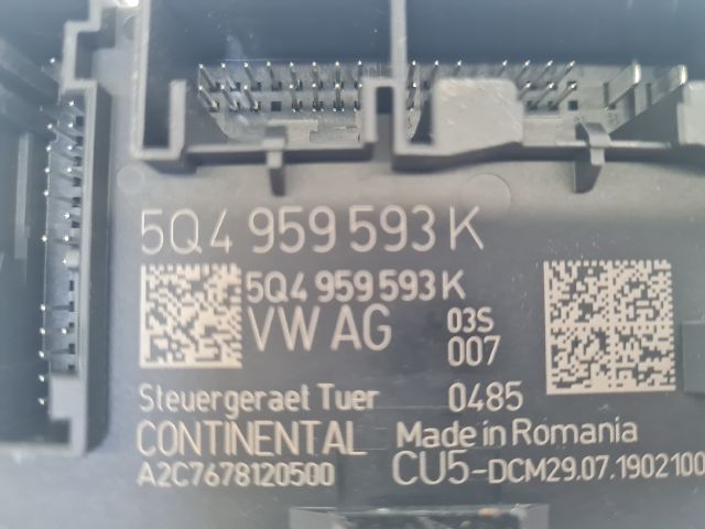 bontott VW GOLF VII Bal első Ajtó Vezérlőegység