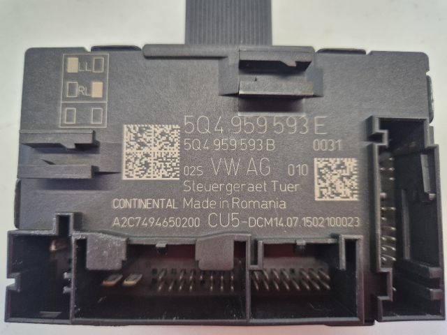 bontott VW GOLF VII Bal első Ajtó Vezérlőegység