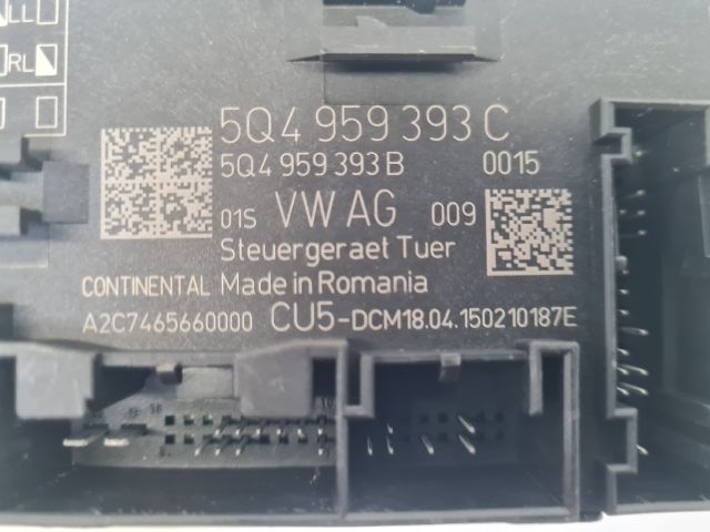 bontott VW GOLF VII Bal első Ajtó Vezérlőegység