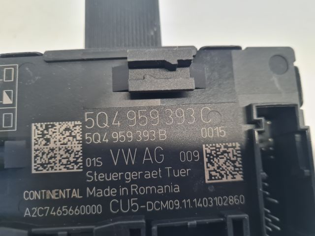 bontott VW GOLF VII Bal első Ajtó Vezérlőegység