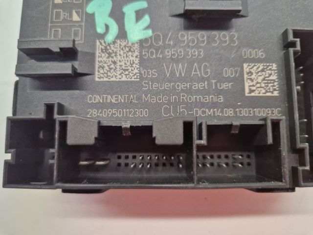 bontott VW GOLF VII Bal első Ajtó Vezérlőegység