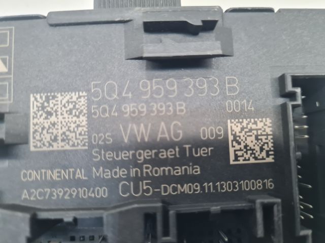 bontott VW GOLF VII Bal első Ajtó Vezérlőegység