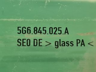 bontott VW GOLF VII Bal hátsó Ablak