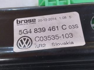 bontott VW GOLF VII Bal hátsó Ablakemelő Szerkezet (Elektromos)