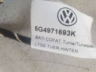 bontott VW GOLF VII Bal hátsó Ajtó Kábelköteg