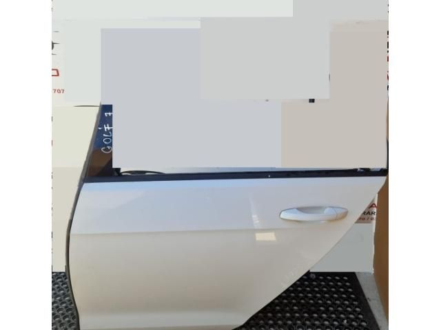 bontott VW GOLF VII Bal hátsó Ajtó (Üres lemez)