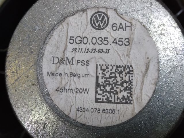bontott VW GOLF VII Bal hátsó Hangszóró