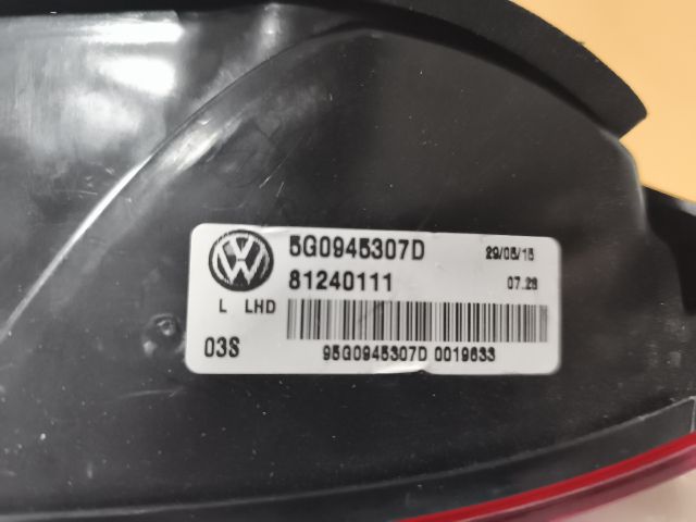 bontott VW GOLF VII Bal Hátsó Lámpa