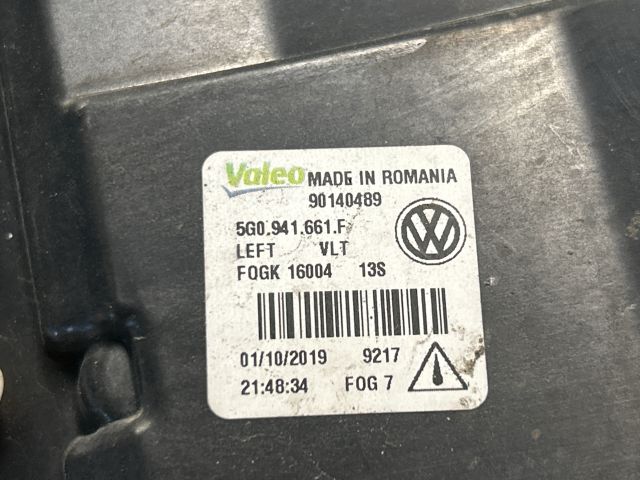 bontott VW GOLF VII Bal Ködfényszóró