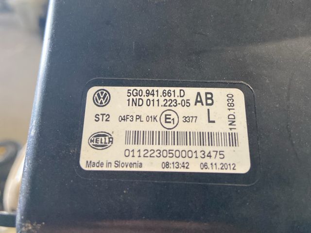 bontott VW GOLF VII Bal Ködfényszóró