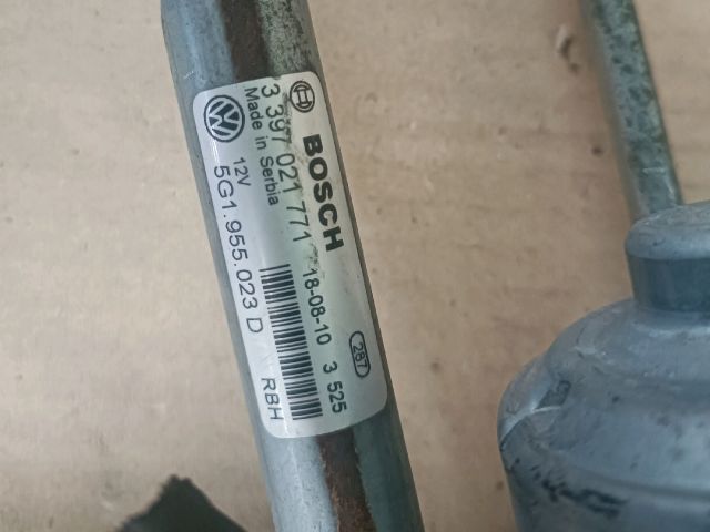 bontott VW GOLF VII Első Ablaktörlő Szerkezet Motorral