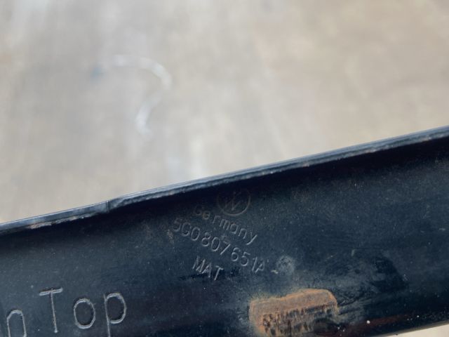 bontott VW GOLF VII Első Lökhárító Merevítő (Fém)