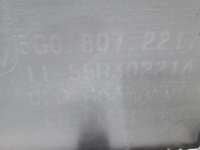 bontott VW GOLF VII Első Lökhárító (Üresen)