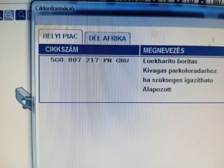 bontott VW GOLF VII Első Lökhárító (Üresen)