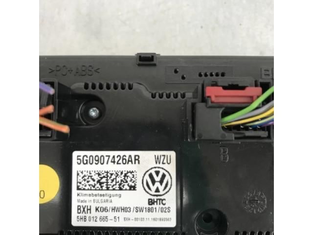 bontott VW GOLF VII Fűtéskapcsoló (digit klímás)
