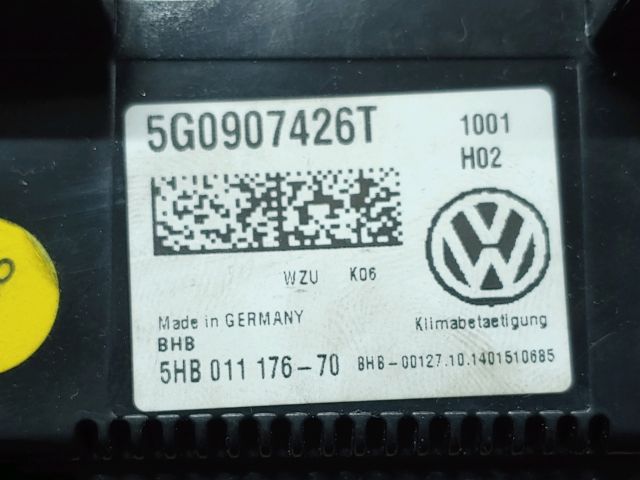 bontott VW GOLF VII Fűtéskapcsoló (manuális klímás)