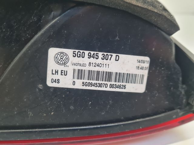 bontott VW GOLF VII Hátsó Lámpa Szett