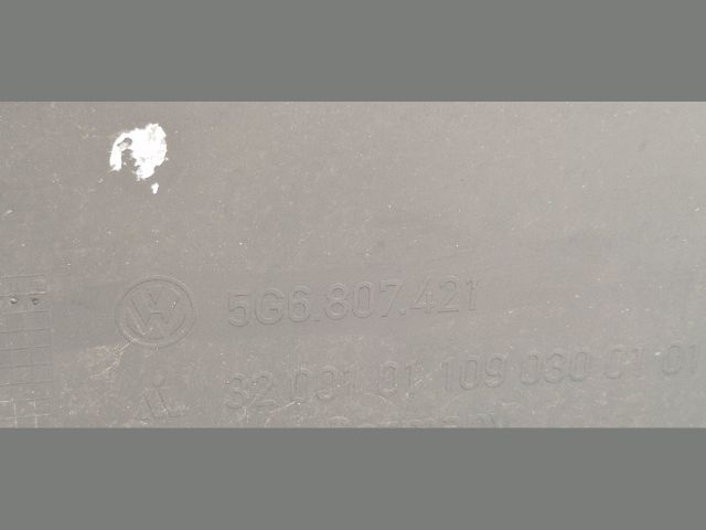 bontott VW GOLF VII Hátsó Lökhárító (Üresen)