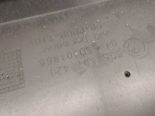 bontott VW GOLF VII Hátsó Lökhárító (Üresen)