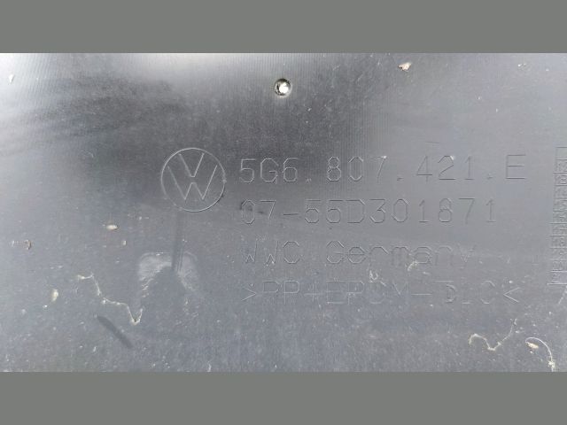 bontott VW GOLF VII Hátsó Lökhárító (Üresen)