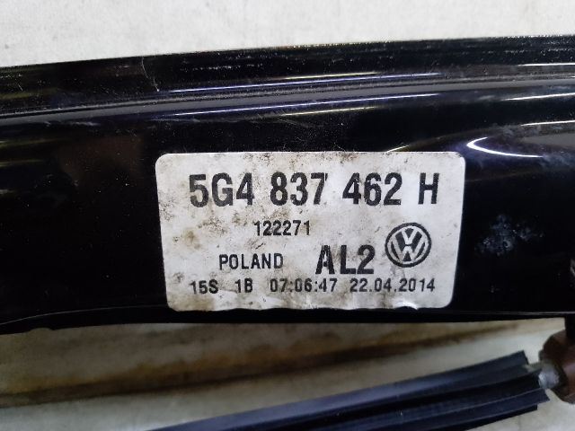 bontott VW GOLF VII Jobb első Ablakemelő Szerkezet (Elektromos)