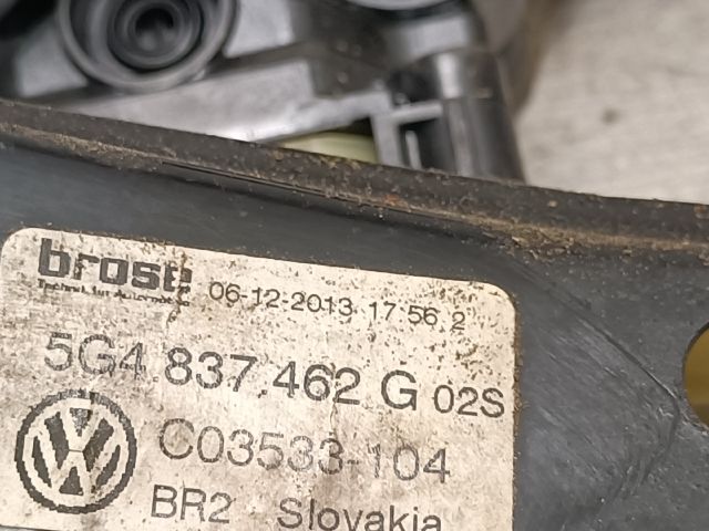 bontott VW GOLF VII Jobb első Ablakemelő Szerkezet (Elektromos)