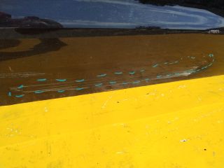 bontott VW GOLF VII Jobb első Ajtó (Üres lemez)