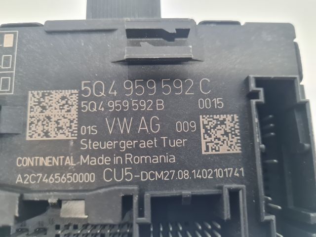 bontott VW GOLF VII Jobb első Ajtó Vezérlőegység