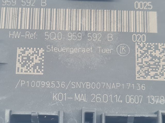 bontott VW GOLF VII Jobb első Ajtó Vezérlőegység