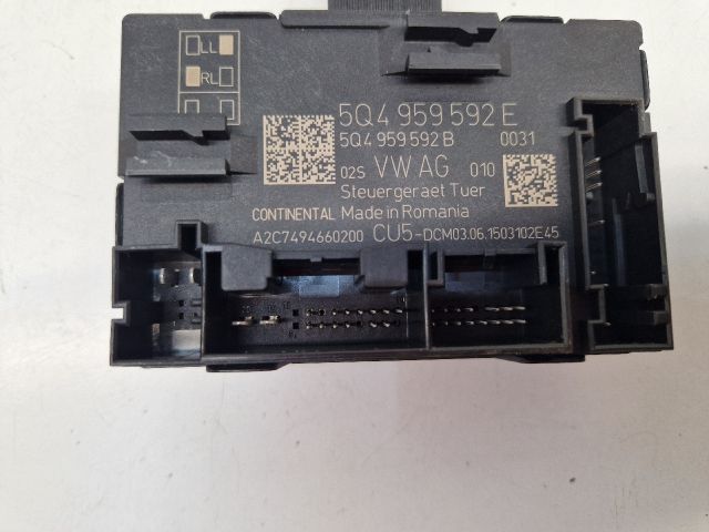 bontott VW GOLF VII Jobb első Ajtó Vezérlőegység