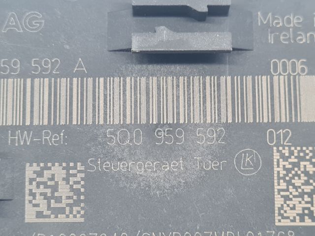 bontott VW GOLF VII Jobb első Ajtó Vezérlőegység