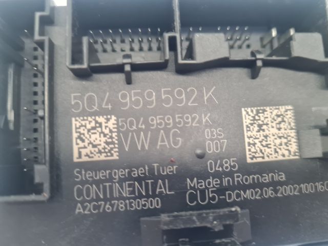 bontott VW GOLF VII Jobb első Ajtó Vezérlőegység