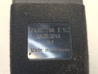 bontott VW GOLF VII Jobb első Biztonsági Öv Csat