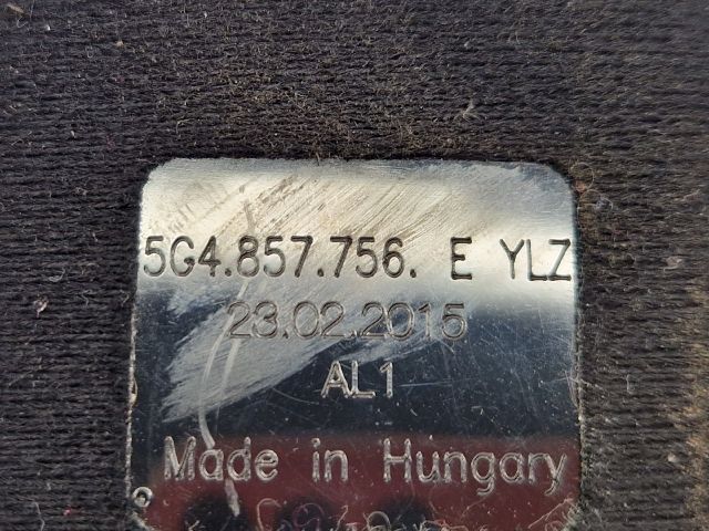 bontott VW GOLF VII Jobb első Biztonsági Öv Csat