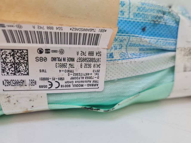 bontott VW GOLF VII Jobb első Függöny Légzsák