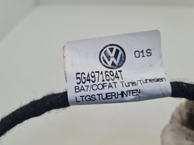 bontott VW GOLF VII Jobb hátsó Ajtó Kábelköteg