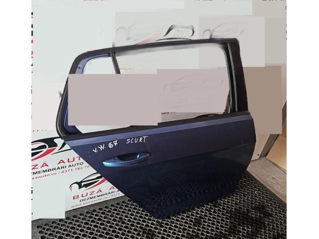 bontott VW GOLF VII Jobb hátsó Ajtó (Üres lemez)