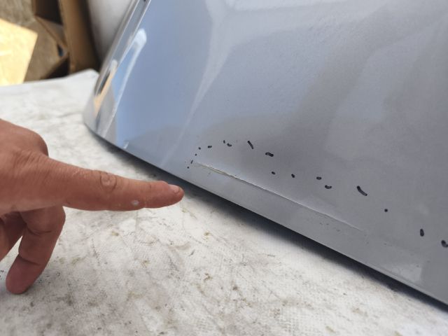 bontott VW GOLF VII Jobb hátsó Ajtó (Üres lemez)