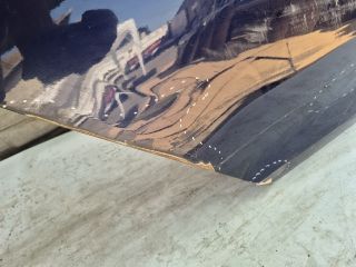 bontott VW GOLF VII Jobb hátsó Ajtó (Üres lemez)