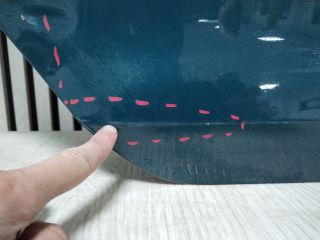 bontott VW GOLF VII Jobb hátsó Ajtó (Üres lemez)