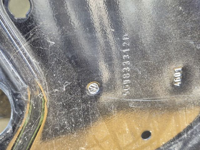 bontott VW GOLF VII Jobb hátsó Ajtó (Üres lemez)