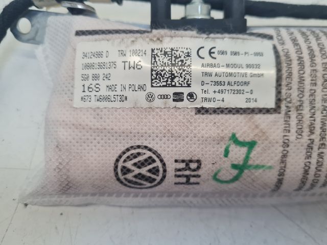 bontott VW GOLF VII Jobb Oldallégzsák