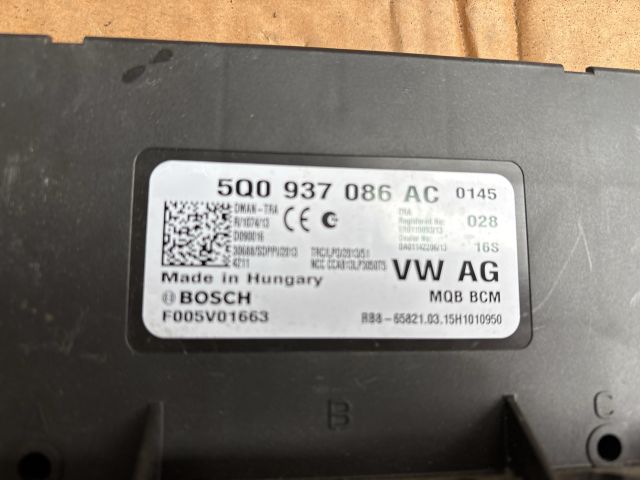 bontott VW GOLF VII Komfort Elektronika